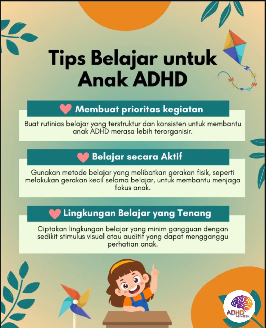 Strategi Belajar yang Cocok untuk Anak ADHD di Kabupaten Serang